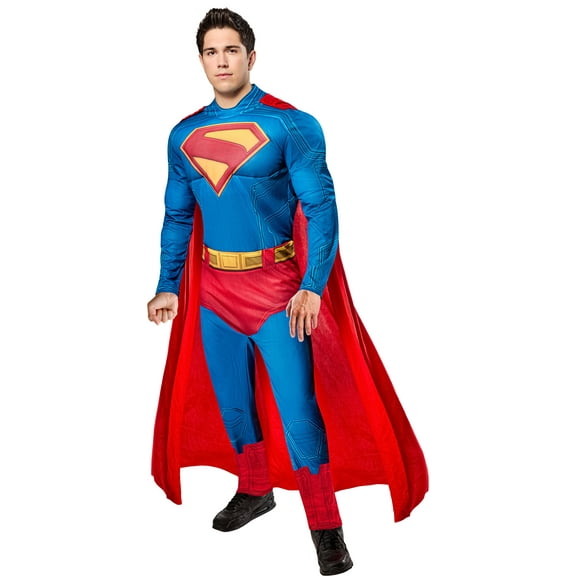 DC Comics Superman Muscle Chest Costume for Adults by Rubies, Mens Medium (Size 32-34)
