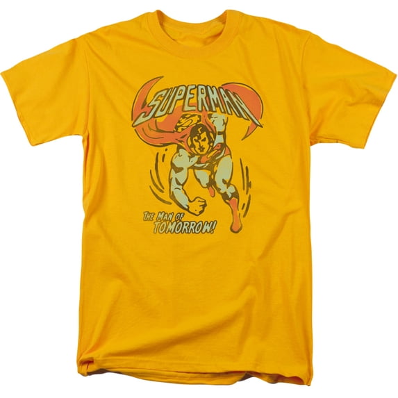 DC/TOMORROW MAN-S/S ADULT 18/1 - GOLD - 4X