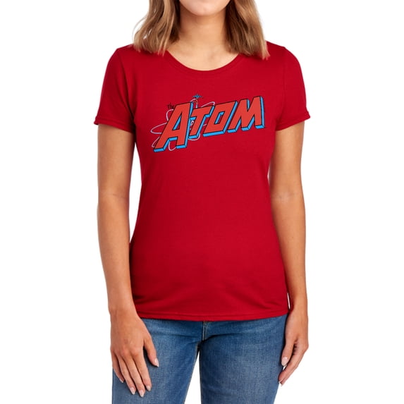 DC The Atom Women's T Shirt, Red, Medium