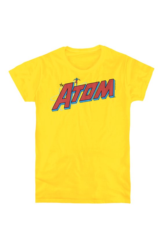 DC The Atom Women's T Shirt, Yellow, Large
