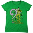 thumbnail image 1 of DC The Riddler Women's T Shirt, Kelly Green, Medium, 1 of 6