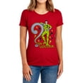 thumbnail image 1 of DC The Riddler Women's T Shirt, Red, X-Large, 1 of 6