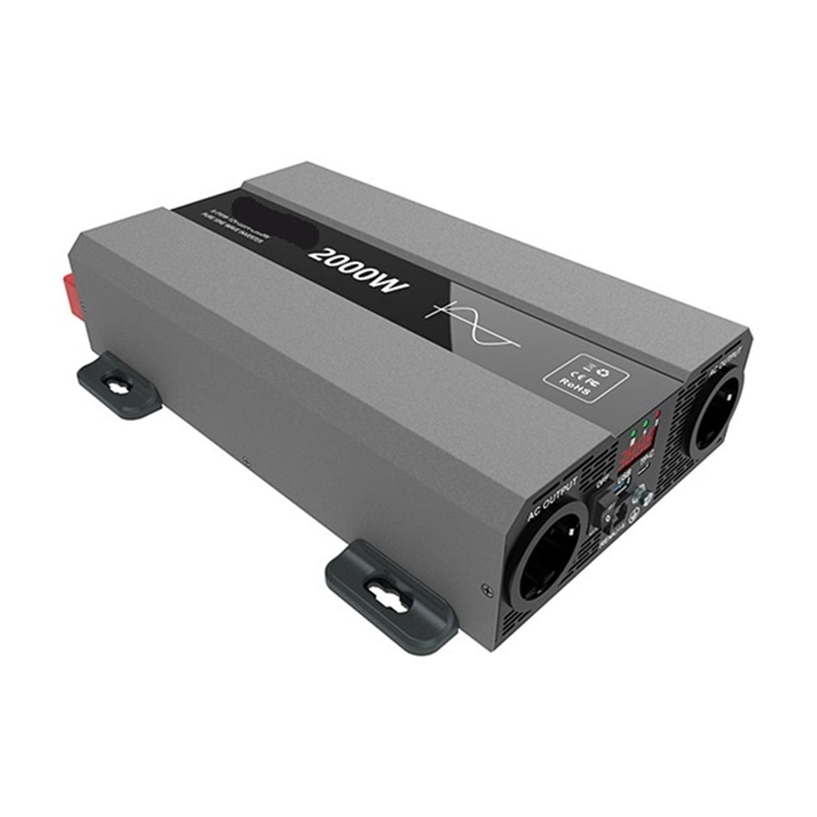 DC To AC RV Dedicated Pure Sine Wave Inverter 2000W Car Inverter Suitable For Electronic Equipment ,Easy to Operate