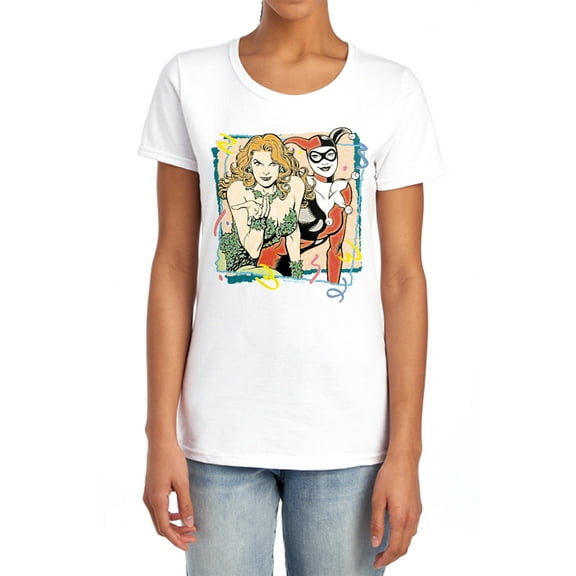 DC Totally Harvey & Ivy Women's T Shirt, White, Large