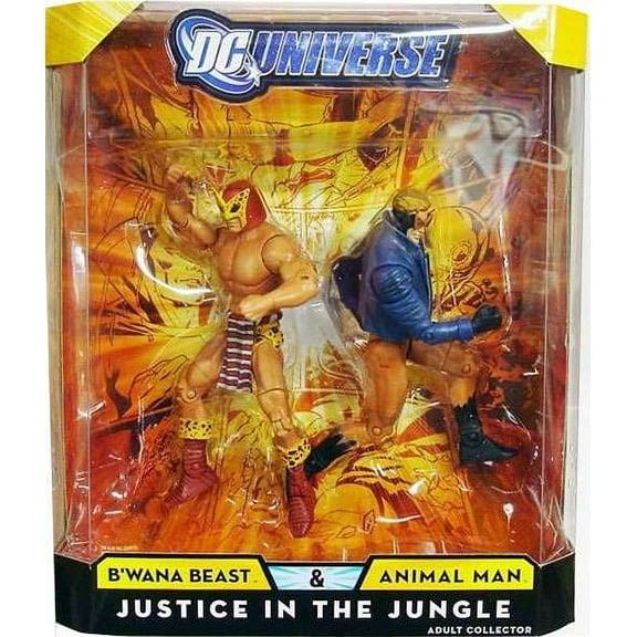 DC Universe B'Wana Beast & Animal Man Exclusive 6 Action Figures