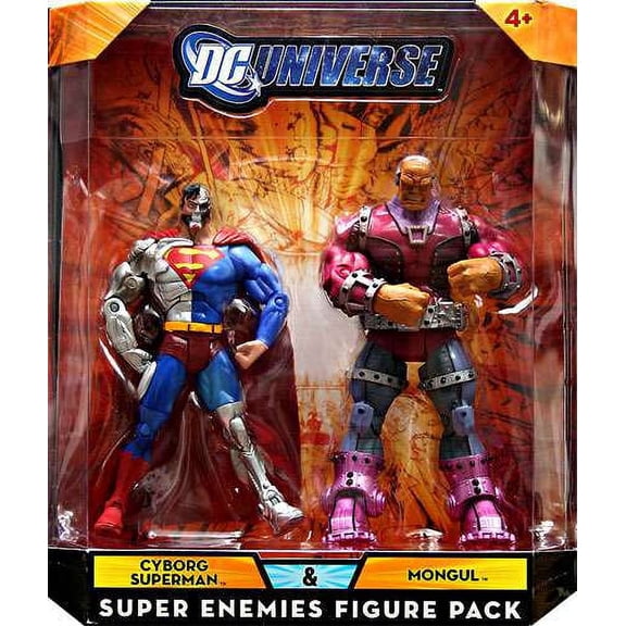 DC Universe Cyborg Superman & Mongul Action Figures