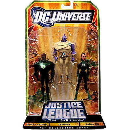 DC Universe Fan Collection Green Lantern, Despero & Katma Tui Action Figures