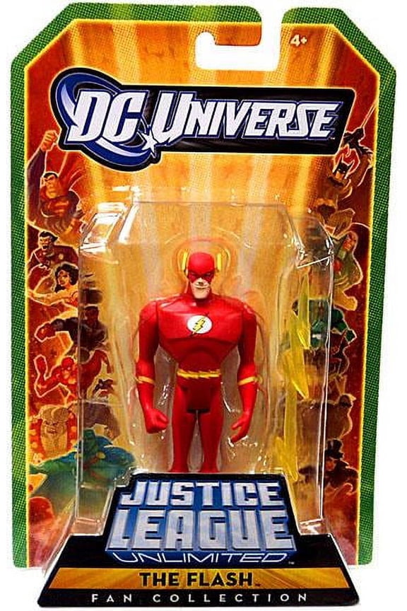 DC Universe Justice League Unlimited The Flash Figure 2009 Mattel #R5900 NRFP