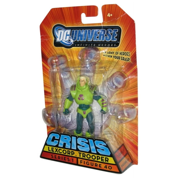 DC Universe Infinite Heroes (2008) Crisis Lexcorp Trooper Action Figure #40 - (Card Crease)