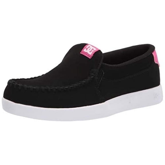 DC Women's Villain 2 Skate Shoe  BLACK/CRAZY PINK