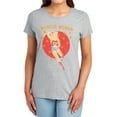 thumbnail image 1 of DC Wonder Circle Women's T Shirt, Athletic Heather, Small, 1 of 6