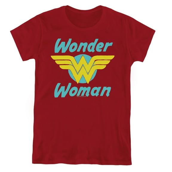 DC Wonder Wings Women's T Shirt, Cardinal, Medium
