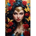 thumbnail image 1 of DC Wonder Woman Diamond Painting Kits for Adults, DIY 5D Round Full Drill Art Perfect for Relaxation Wall Decor crafts, holiday relaxation Home Wall Art Decoration 11.81x15.57inch, 1 of 5