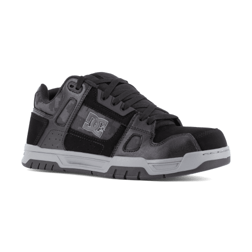 DC Work Crew Men's Stag Work Composite Toe EH Work Shoe Black/Gray - DC60501