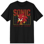 BIOWORLD DC X Sega Sonic Flash Adult Black Crew Neck Short Sleeve T-shirt-3XL