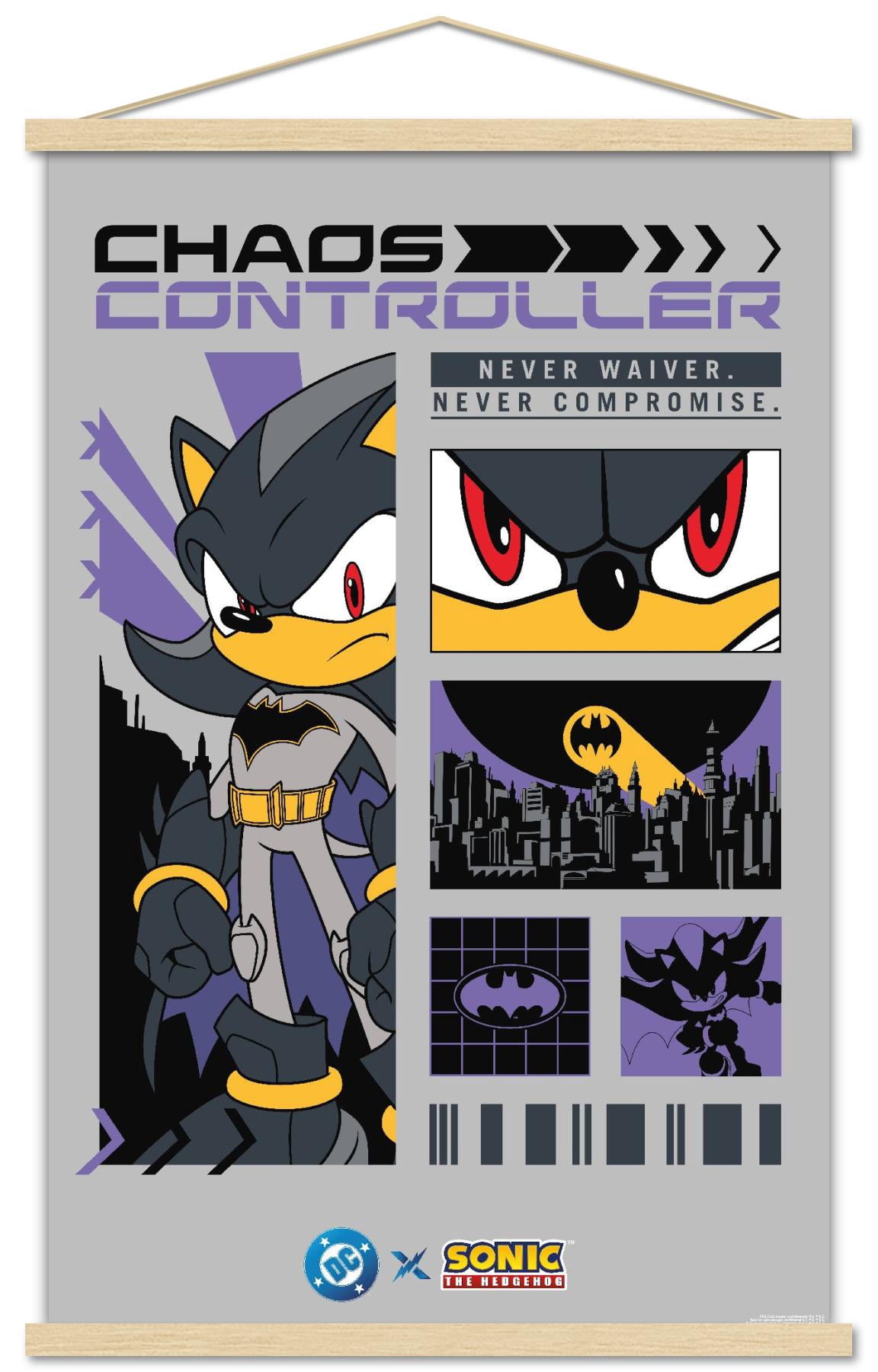 DC X Sonic The Hedgehog - Shadow Chaos Controller Wall Poster with ...