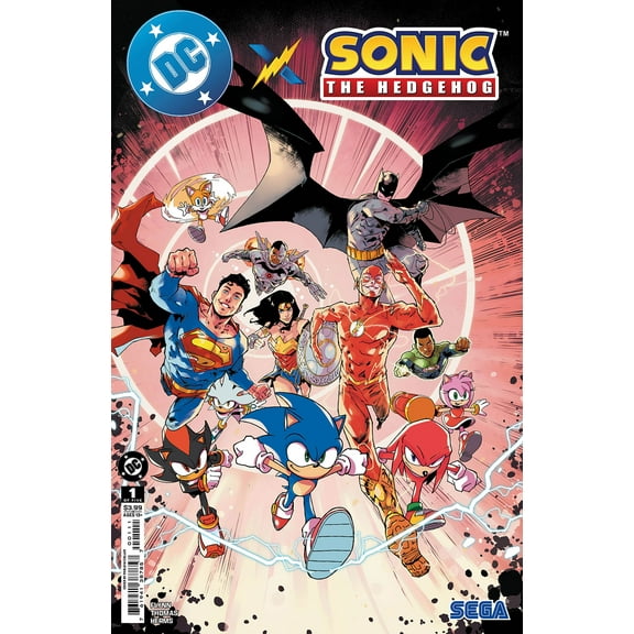 DC X Sonic the Hedgehog #1A VF ; DC Comic Book