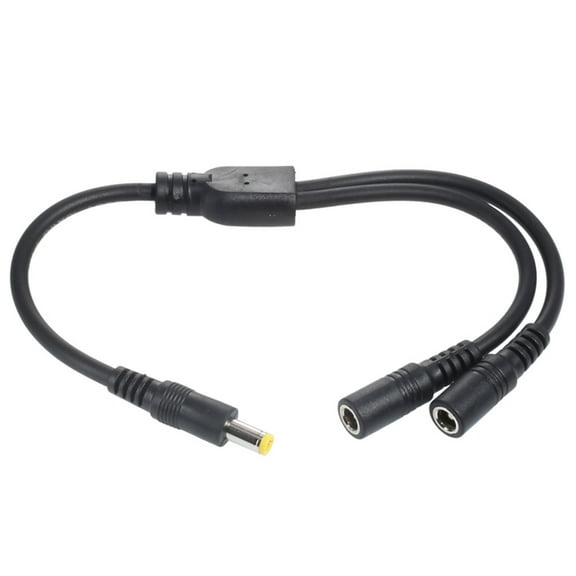 DC Y Splitter Cable 1 Male to 2 Female DC Power Extension Adapter Cable