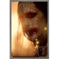 DC Zack Snyder's Justice League - Joker Society Wall Poster, 14.725" x 22.375", Framed