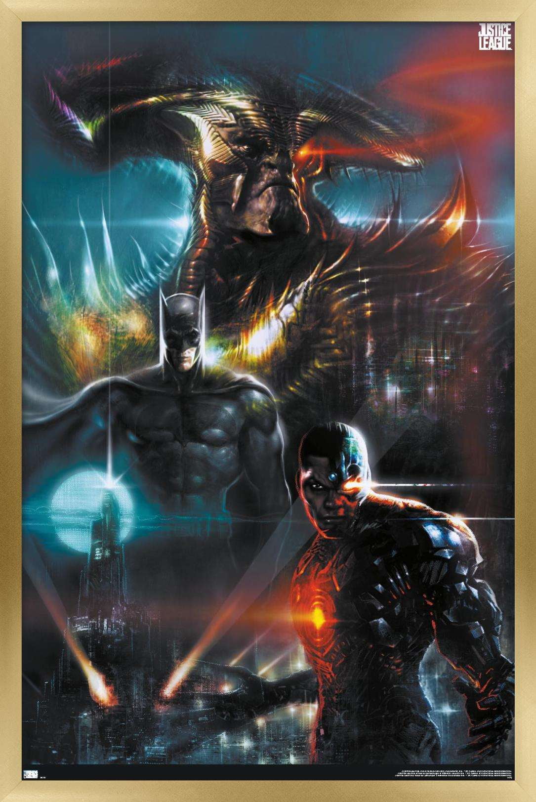 DC Zack Snyder's Justice League - Liam Sharp Variant Wall Poster, 14.725" x 22.375", Framed