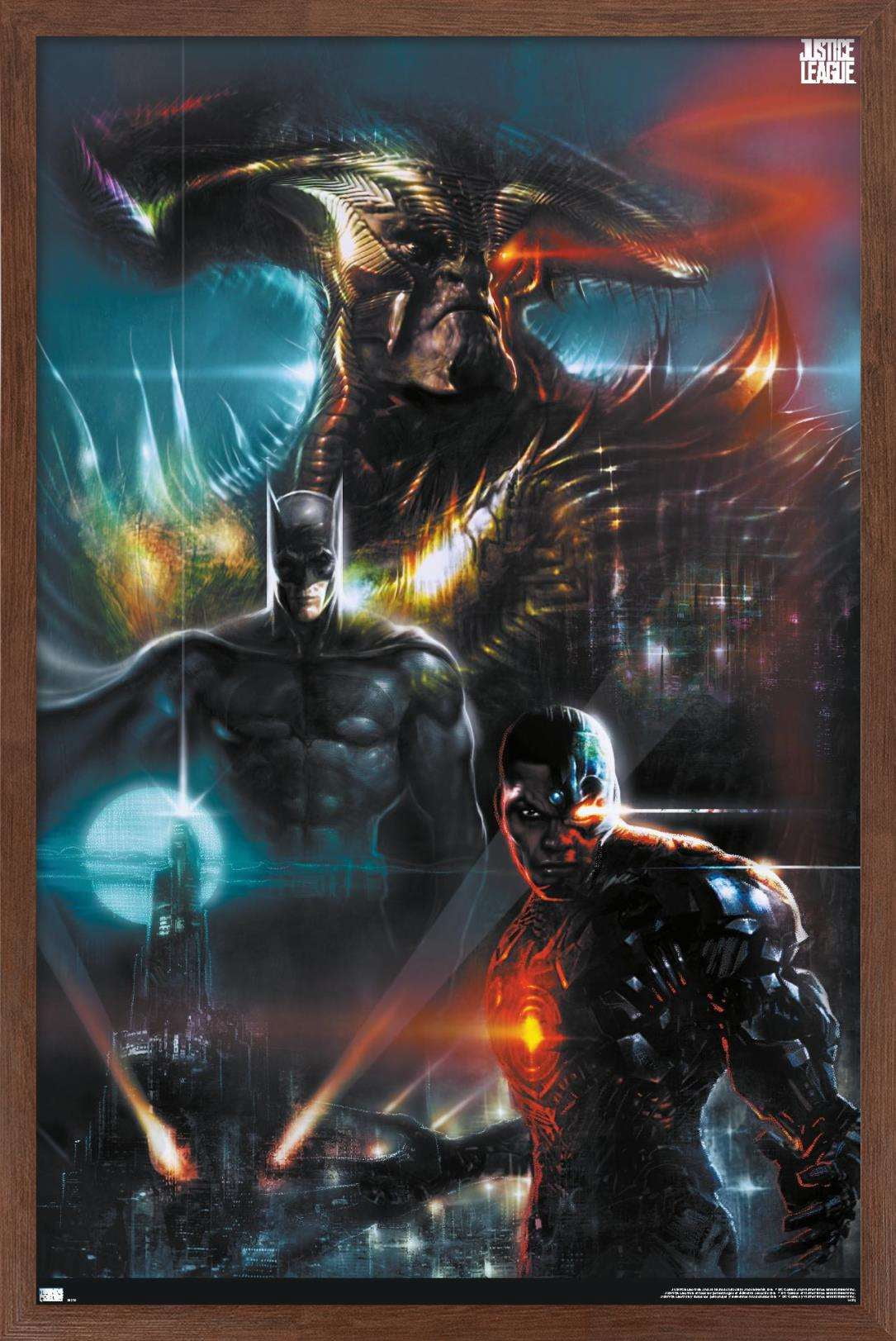 DC Zack Snyder's Justice League - Liam Sharp Variant Wall Poster, 22.375" x 34", Framed