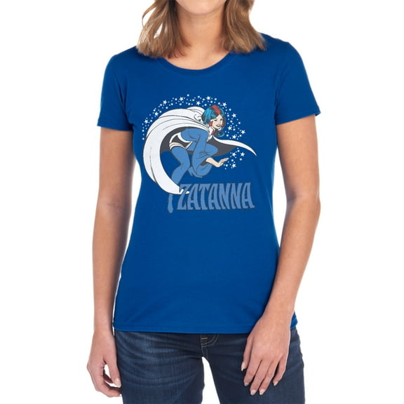 DC Zatanna Women's T Shirt, Royal, Large