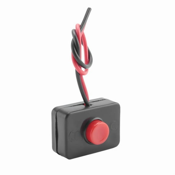 DC12V2A Adhesive base push button momentarily action wired switch for automobiles