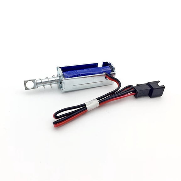DC push pull solenoid valve 2pcs for vending machines and For express lockers suitable for 6V 12V 24V power sources with construction (DC24V-1.2A)