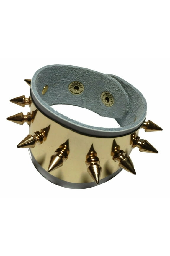 DC's Harley Quinn Suicide Squad Metal Spikes Leather Wrist Cuff Bracelet