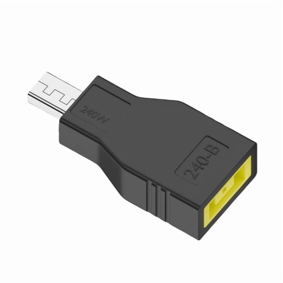 DC to Square Plug Power Adapter Converters for Laptops 240W High Compatibility with Chip for Safe Charging