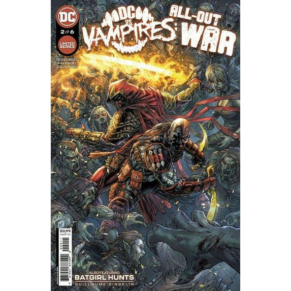 DC vs. Vampires: All-Out War #2 VF ; DC Comic Book