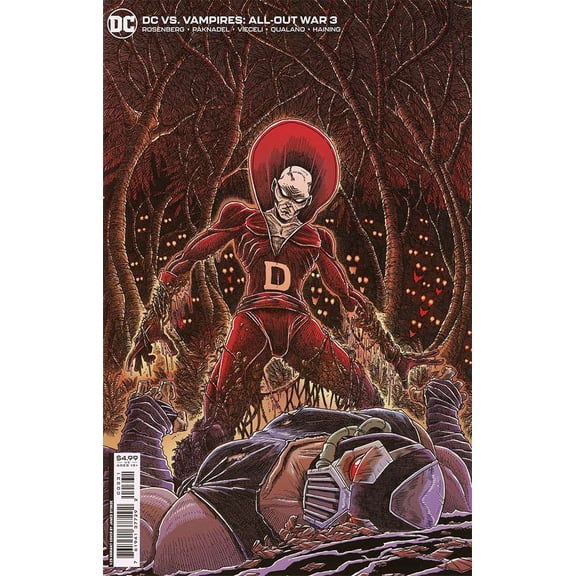 DC vs. Vampires: All-Out War #3B VF ; DC Comic Book