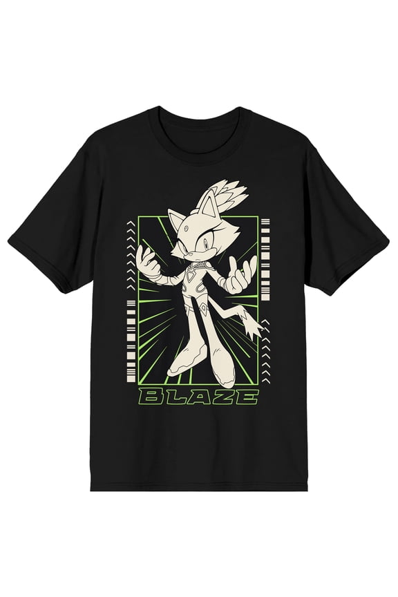 DC x Sega Silver the Hedgehog Men's Graphic Tee Crossover Character Screen Print Short Sleeve Crew Neck Officially Licensed-Small