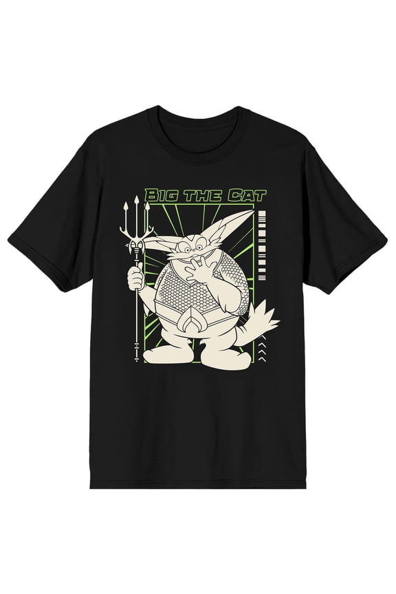 DC x Sega Sonic the Hedgehog Men's Graphic Tee - Manga-Style Crossover Art, Short Sleeve Crew Neck, Officially Licensed T-Shirt-5XL