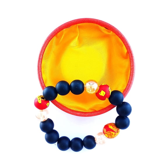 DC1 African Ethnic Tribal Gemstone Stretch 8mm Beaded Bracelet with Free Bracelet Kit WTY