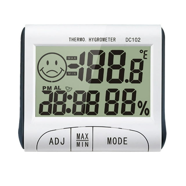 DC102 Mini Digital Indoor Desk Hygrometer Thermometer Temperature