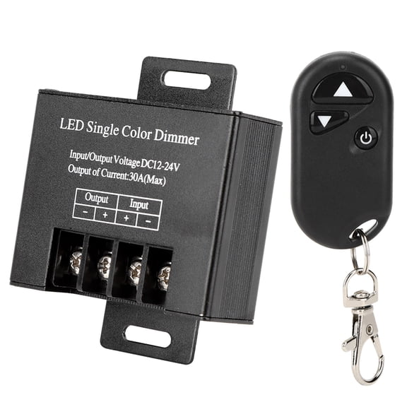 DC12-24V 30A 720W 3 Keys RF Dimmer Wireless Remote Control Dimmer Light Controller