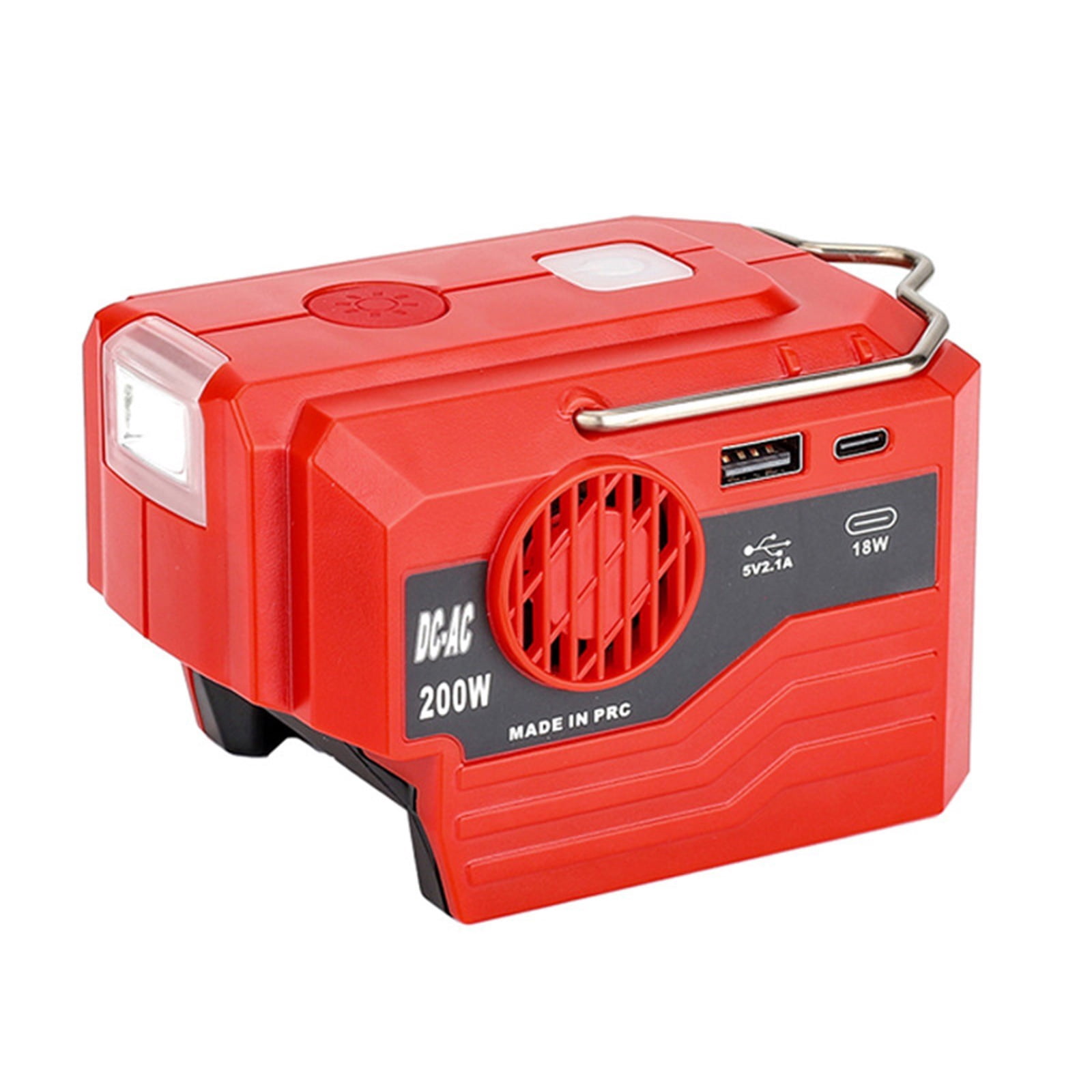 Flash Power Inverter DC12-24V to AC120V/220V Portable Power Inverter 200W For Camping Travel ...