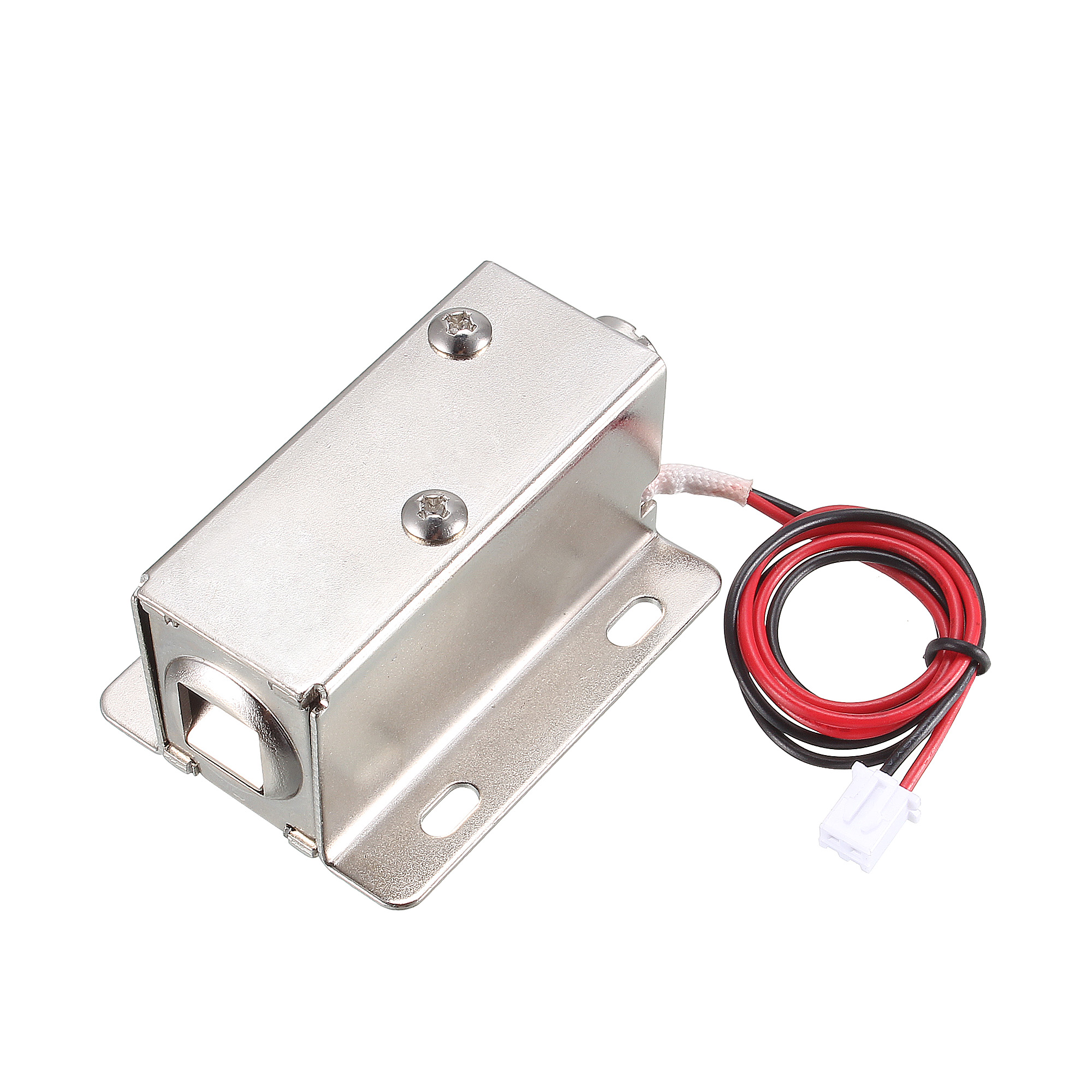 Uxcell DC12V 0.3A 0.33'' Electromagnetic Solenoid Lock Assembly for ...