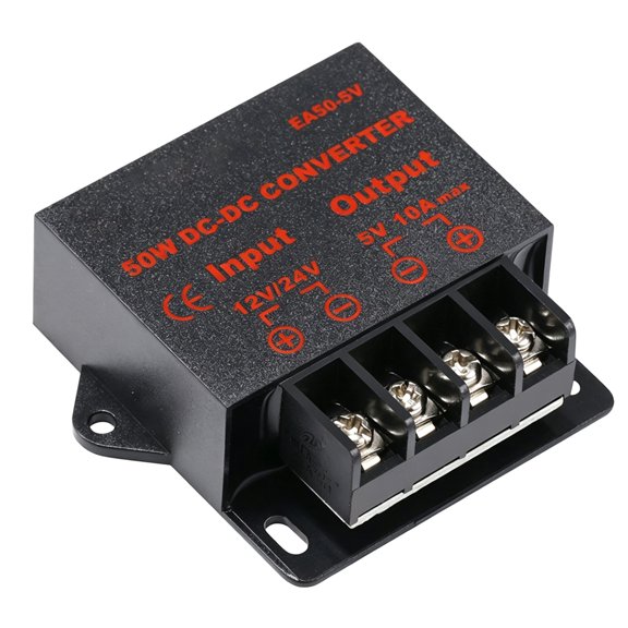 DC12V 24V To DC5V 10A Power Step Down Converter Module With Overvoltage And Overtemperature Protections
