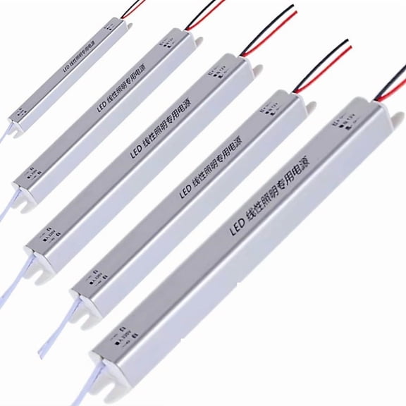 DC12V/24V Ultrathin Switching Power AC 220 LED Driver Power Supply Lighting Transformer For LED Strip 24W 36W 48W 60W 72W 100W ,Ease of Installation