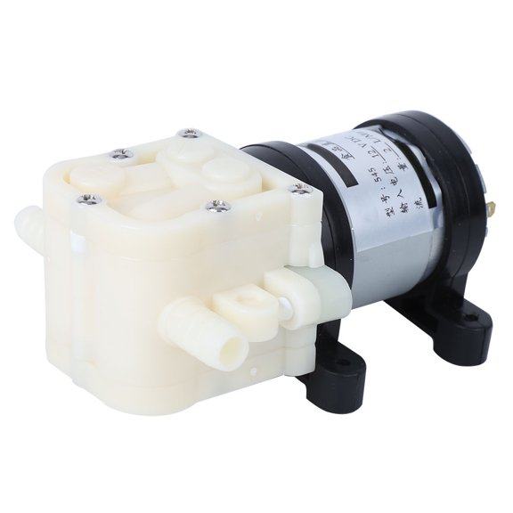 DC12V 545 Self Priming Diaphragm Water Pump, 5 ~ 10m / 16.4 ~ 32.8ft Lift High Pressure Flow Water Treatment Recirculating Utility Pump for Aquarium Garden Houseboat