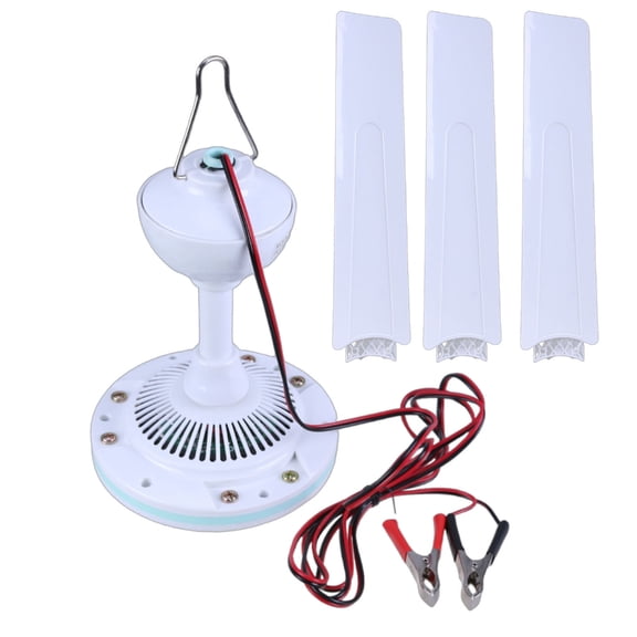 DC12V Ceiling Fan,35''/41'' Hanging Ceiling Fan 3Leaves Hanging Fan