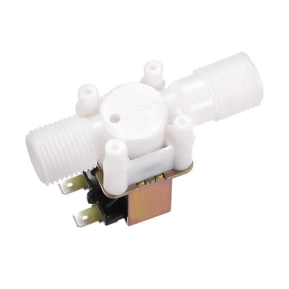 DC12V G1/2" Plastic Water Electric Solenoid Valve Normally Open N/O Pressure Water Inlet Flow Switch