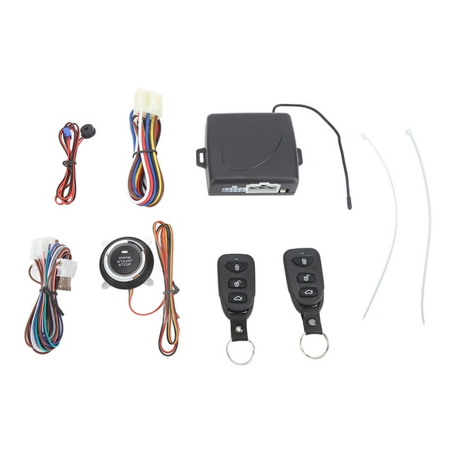 DC12V Keyless Entry Car Alarm System with Remote Engine Starter and