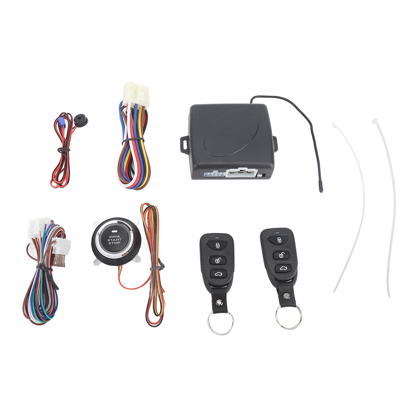 DC12V Keyless Entry Car Alarm System with Remote Engine Starter and