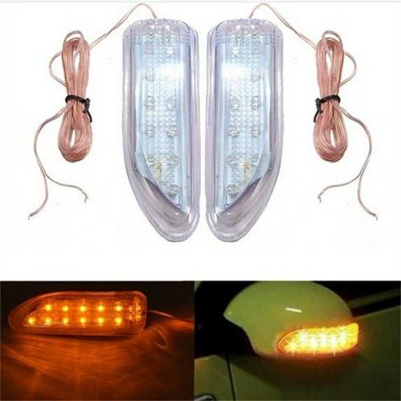 DC12V Waterproof Auto Mirror 13-LED Lamp Indicator Car Turn Soft Signal LED Light