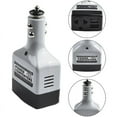 DC12v/24v To AC 220V Car Power Converter Adapter Inverter USB Outlet