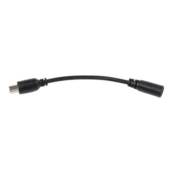 DC2.1 to DC2.5 Adapter Cable with Hollow Center Pin and Dual Aviation Connector Options for DC-Powered Tools and Electronics (E)