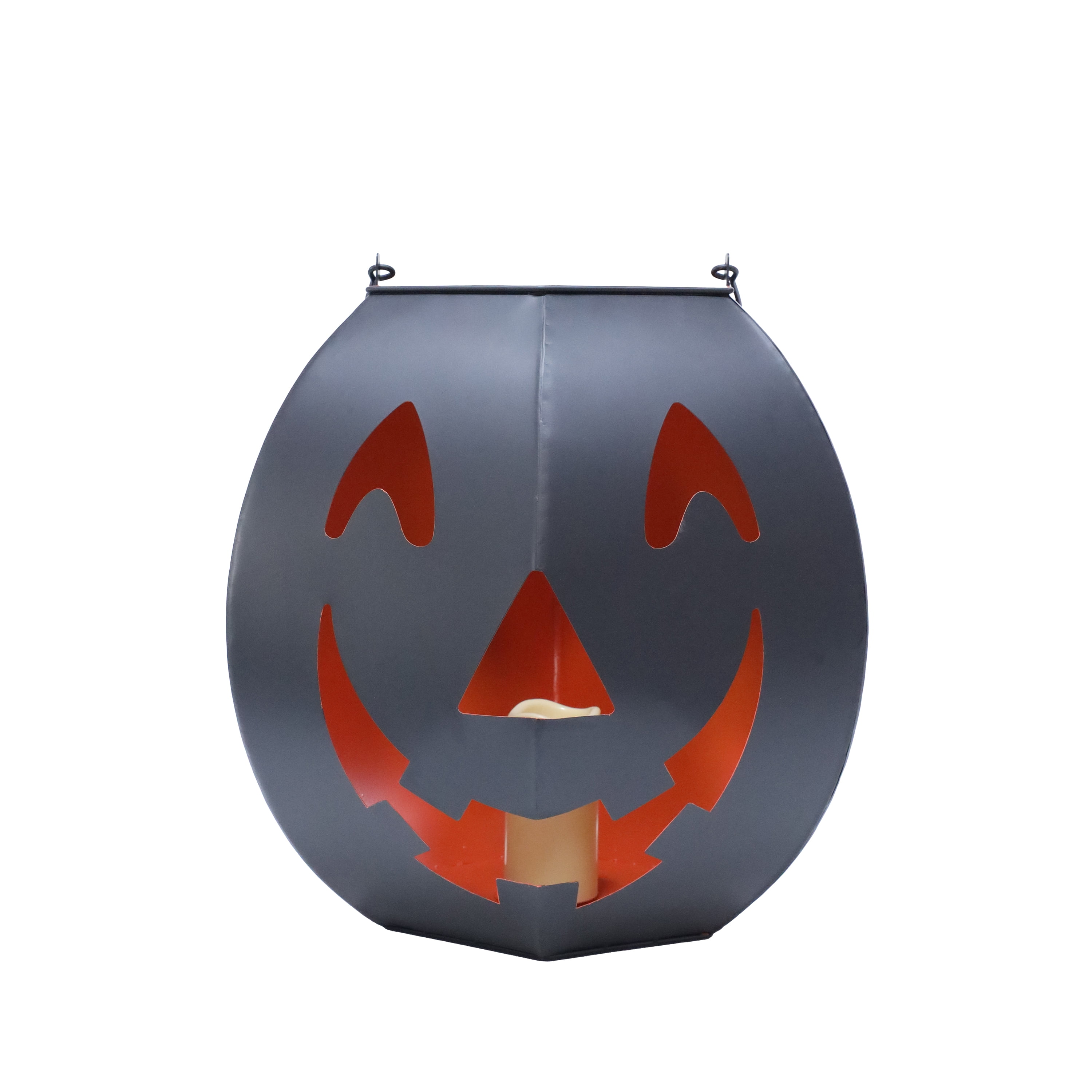 Way To Celebrate Small Jack-o'-Lantern Halloween Lantern Decor, 20.5 in